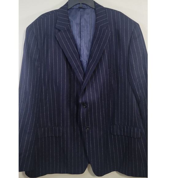Ralph Lauren Navy Pinstripe Jacket - Picture 1 of 10